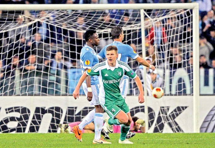 Slovenul Roman Bezjak  este unul dintre cei  mai periculoşi jucători  de la Ludogoretz