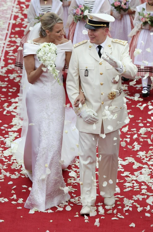 Cele mai frumoase rochii de mireasă. Prințesa Charlene
