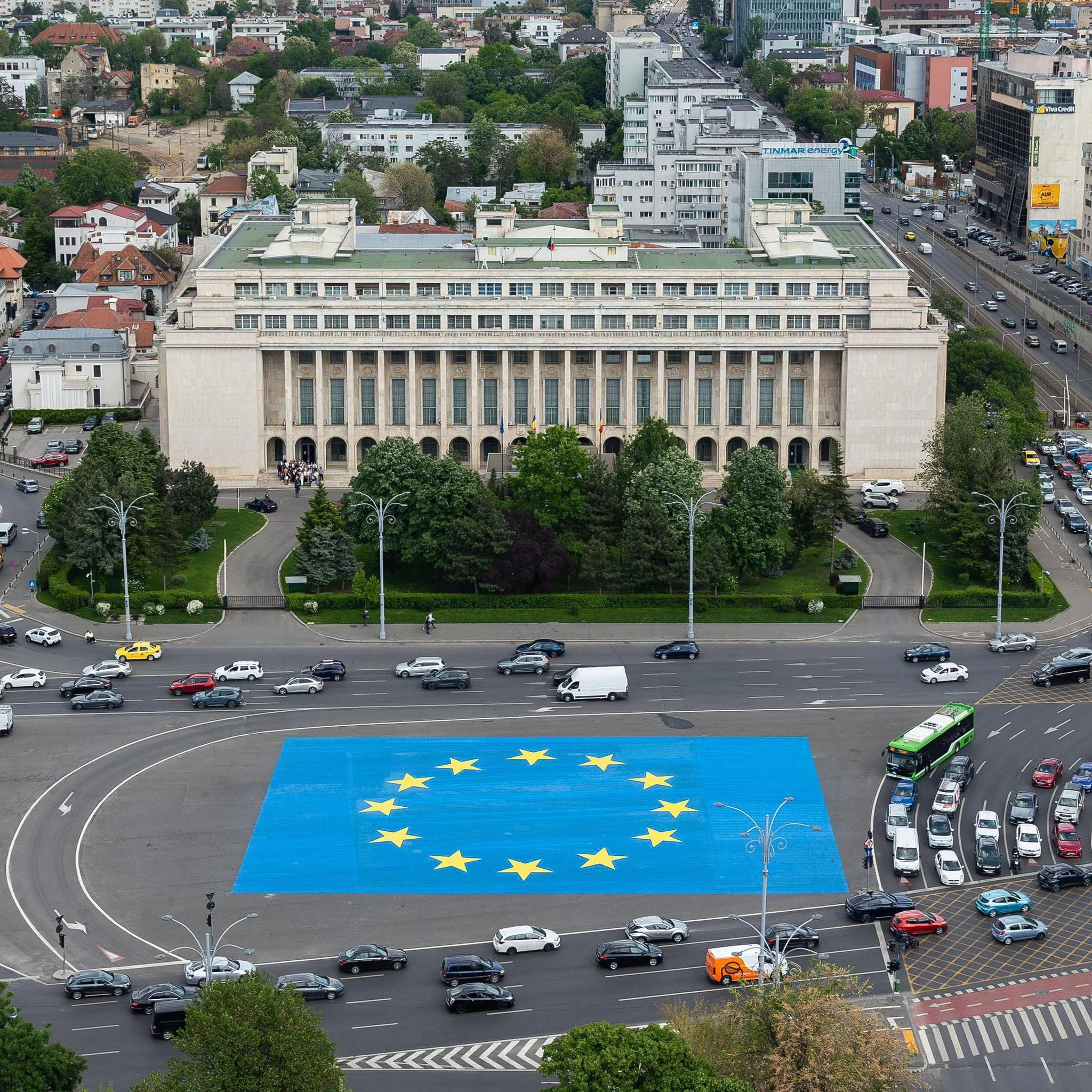 Palatul Victoria va fi luminat de Ziua Europei în culorile UE