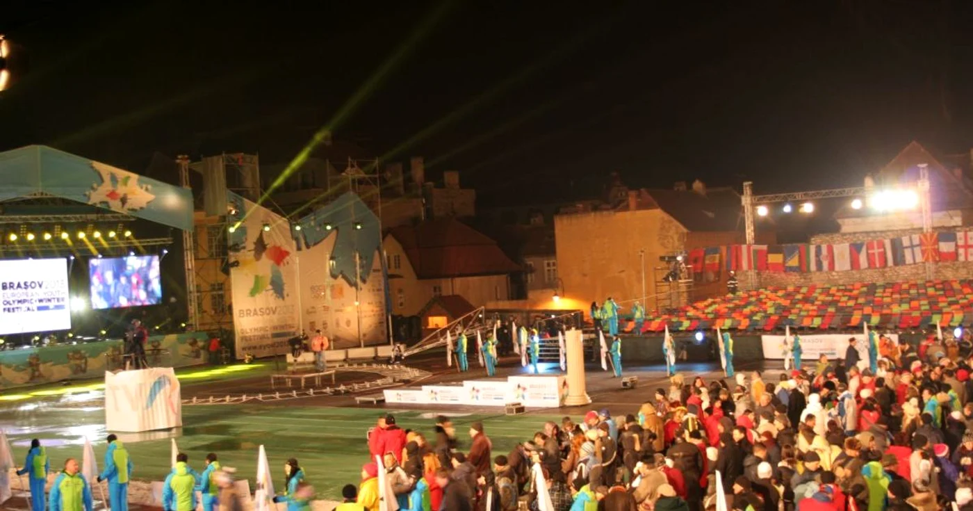 Braşovul a organizat în 2013 Festivalul Olimpic al Tineretului European. FOTOSimona Suciu