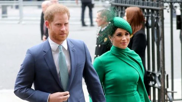 Prinţul Harry şi soţia sa Meghan Markle FOTO Arhivă