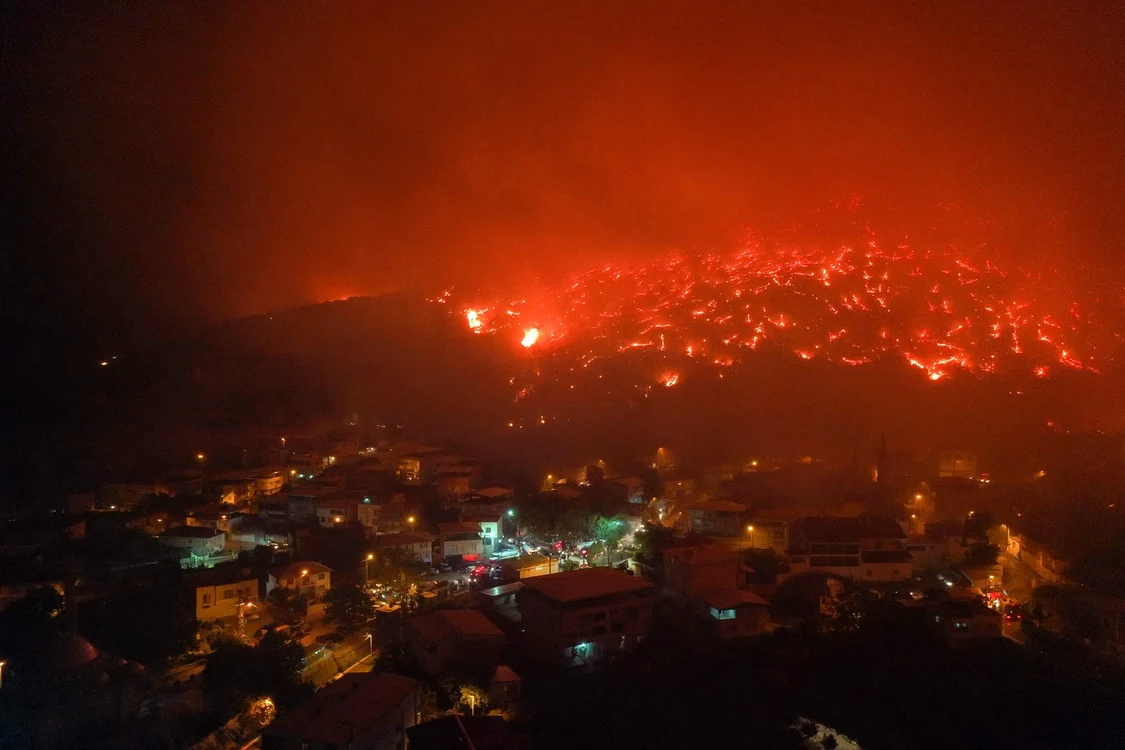 Incendiile au făcut ravagii în Europa, inclusiv în Turcia FOTO Profimedia