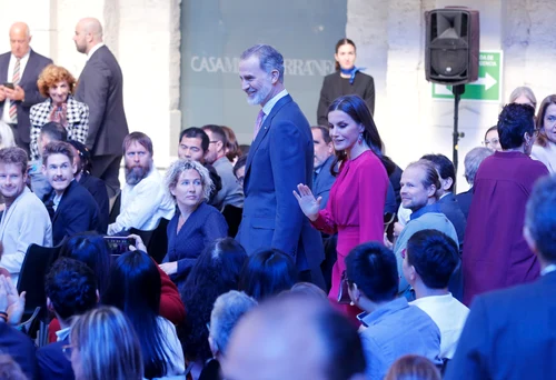 Regina Letizia și Regele Felipe ai Spaniei la Alicante