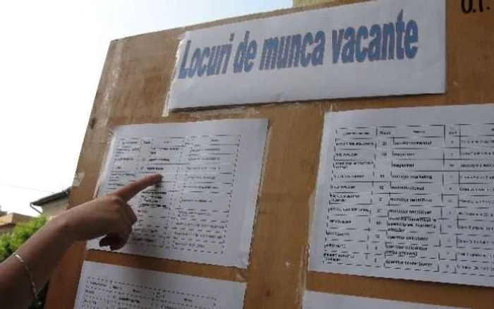 Încă nu se cunoaşte numărul locurilor de muncă vacante FOTO arhivă Adevărul