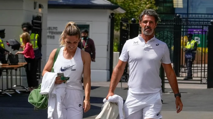 Simona Halep și Patrick Mouratoglou, colaboraree de tristă amintire. Foto Profimedia