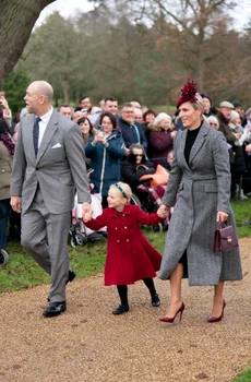 Lena, Mike și Zara Tindall