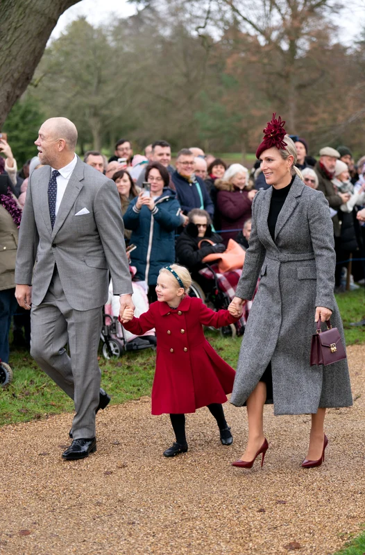 Lena, Mike și Zara Tindall