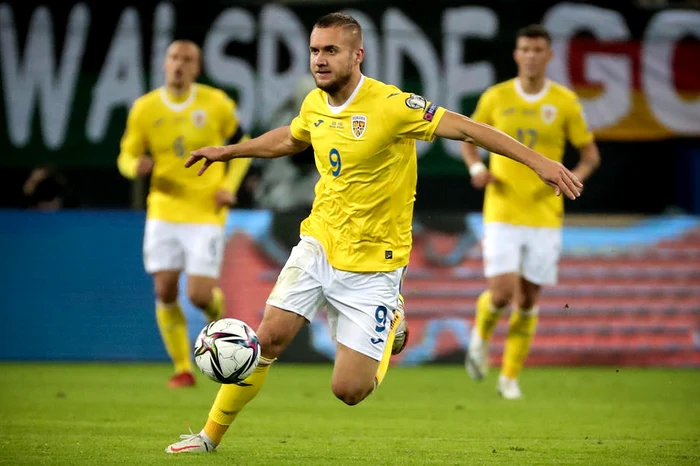 George Pușcaș a avut evoluții neconcludente la națională în ultimul timp (Foto: EPA-EFE)