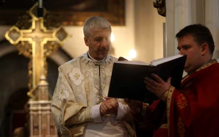 Episcopul greco-catolic de Cluj-Gherla Florentin Crihălmeanu  FOTO Adevărul