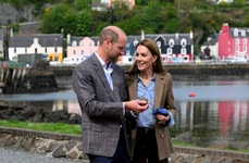 Kate Middleton și Prințul William în Scoția foto Profimedia (2) jpg