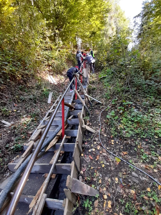Cetatea Poenari nu a mai fost restaurată de peste 50 de ani FOTO Consiliul Județean Argeș