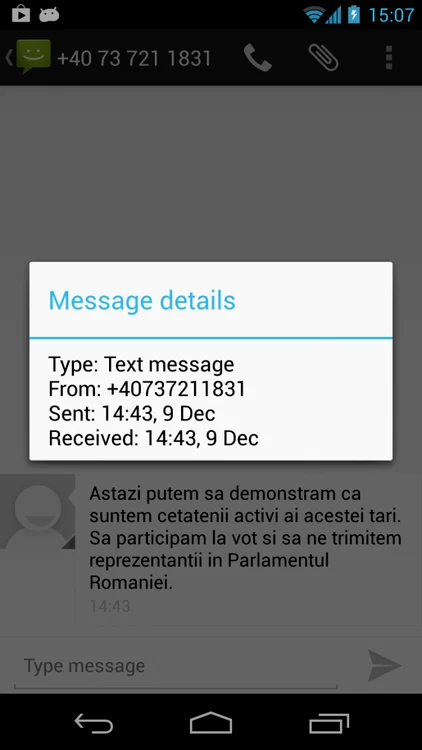 sms electoral