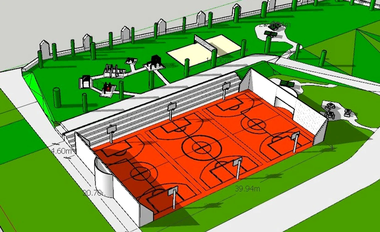 Potențialul unui teren de sport din Parcul Regina Maria