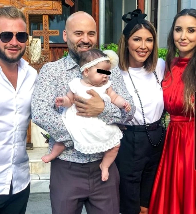 
    Matteo și-a botezat fetița sâmbătă, 27 iunieFoto: Arhivă personală  