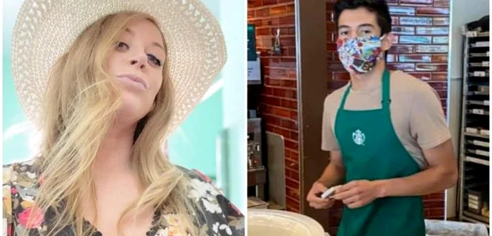 Amber Lynn Gilles şi Lenin Gutierrez, protagoniştii unui scandal cât casa pe internet după un conflict la Starbucks FOTO techday24.com