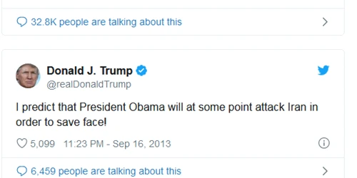 tweeturi trump iran foto captura