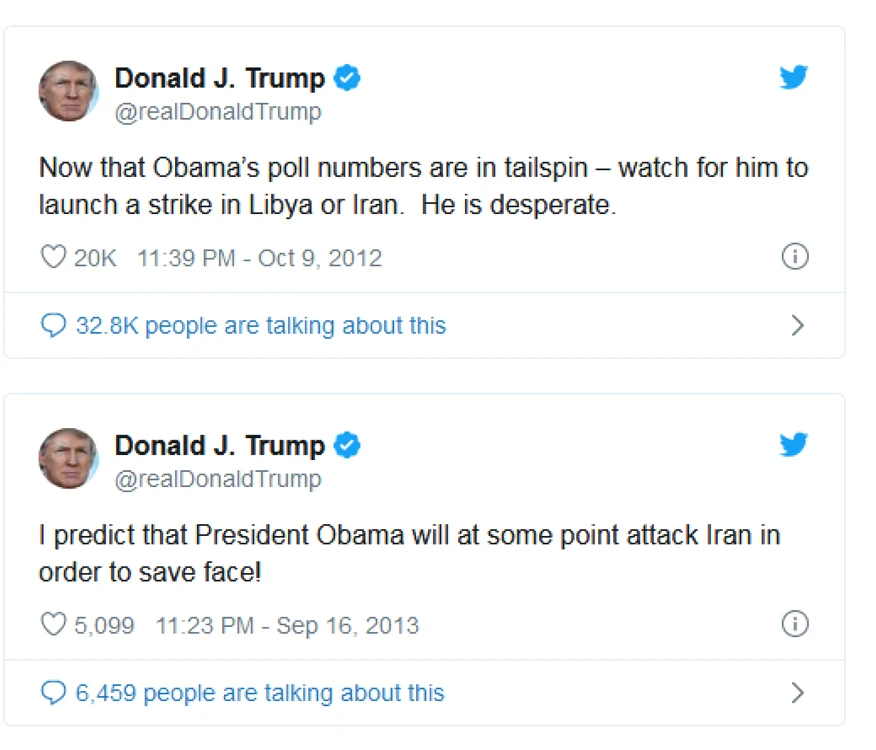 tweeturi trump iran foto captura