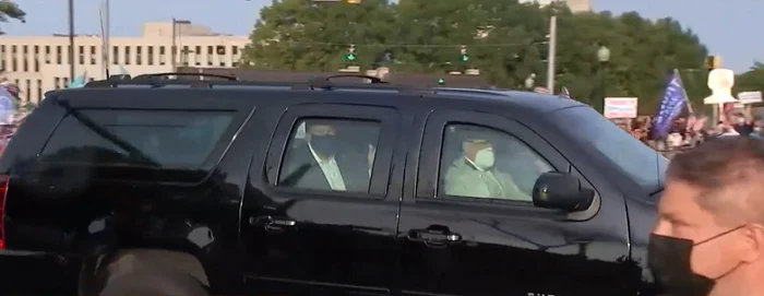 Trump a părăsit duminică spitalul pentru a fi alături de susținători. Gestul a fost criticat aspru de medici