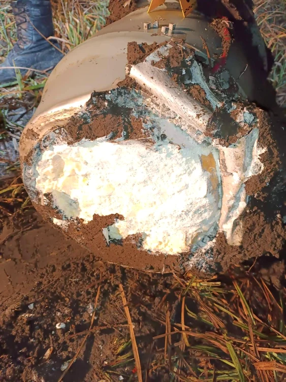 Aproape 80 de kg de explozibil au fost depistate. FOTO: Mai.gov.md