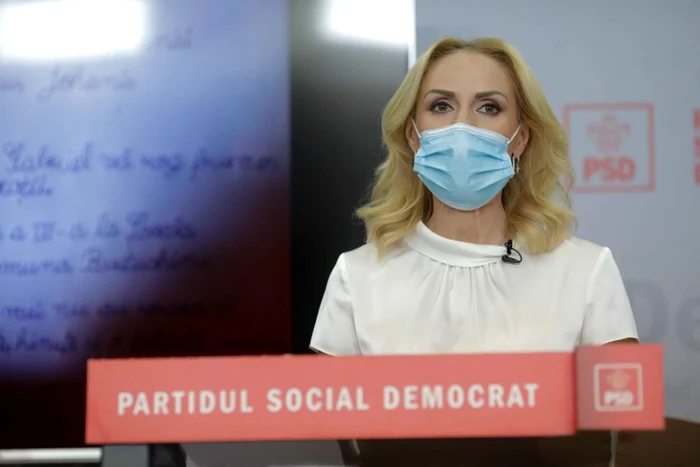 Gabriela Firea, prim-vicepreşedinte al PSD. FOTO Inquam Photos / George Calin