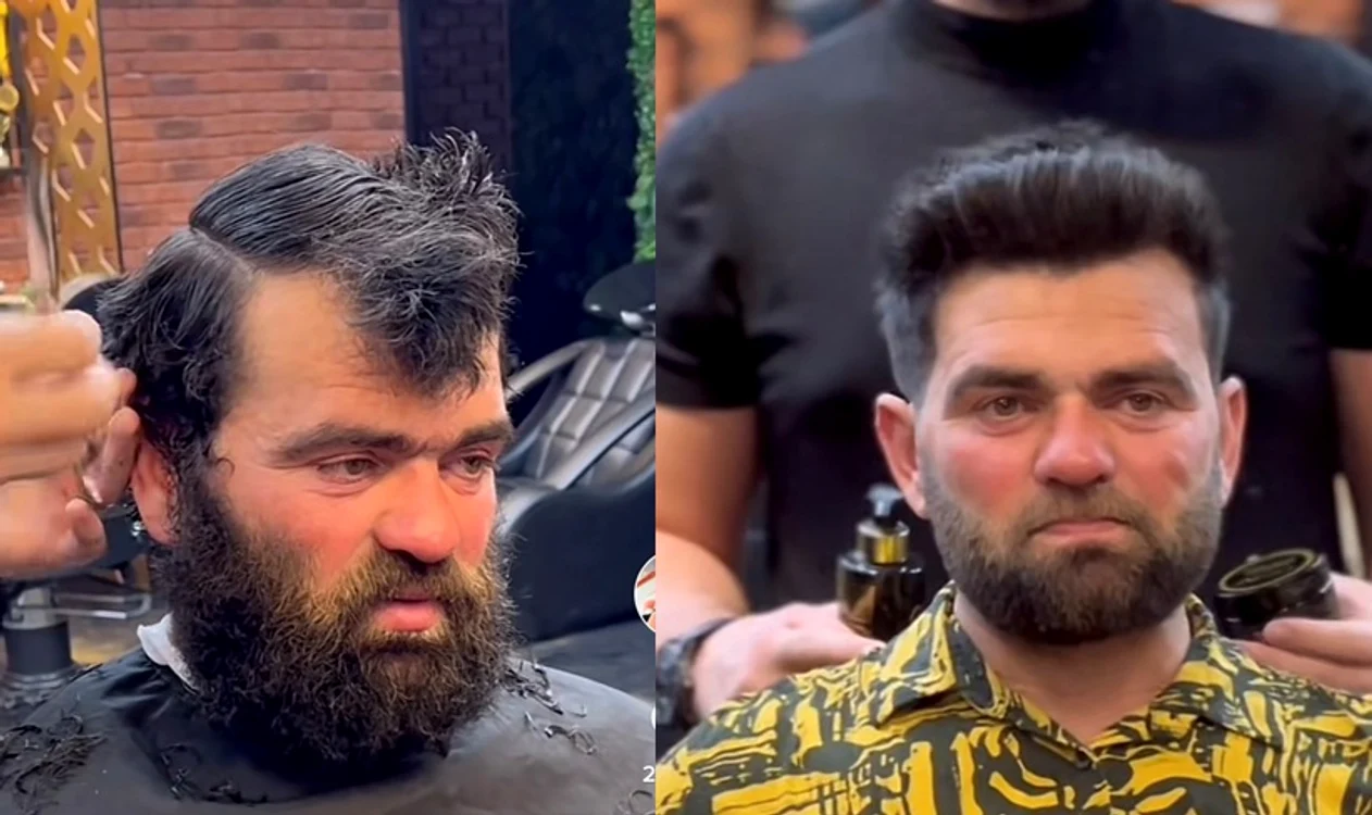 Om al străzii, tuns de Virgil the Barber SURSA Arhiva personală
