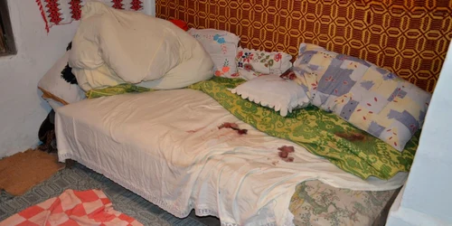 Incaperea unde a fost gasita moarta Alexandra Cotoi, 77 ani, din Stefăneşti