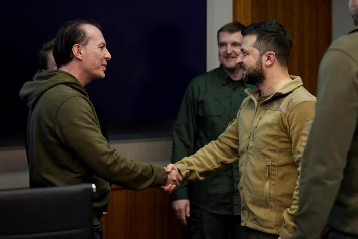 Florin Cîţu şi Volodimir Zelenski FOTO Facebook / Florin Cîţu