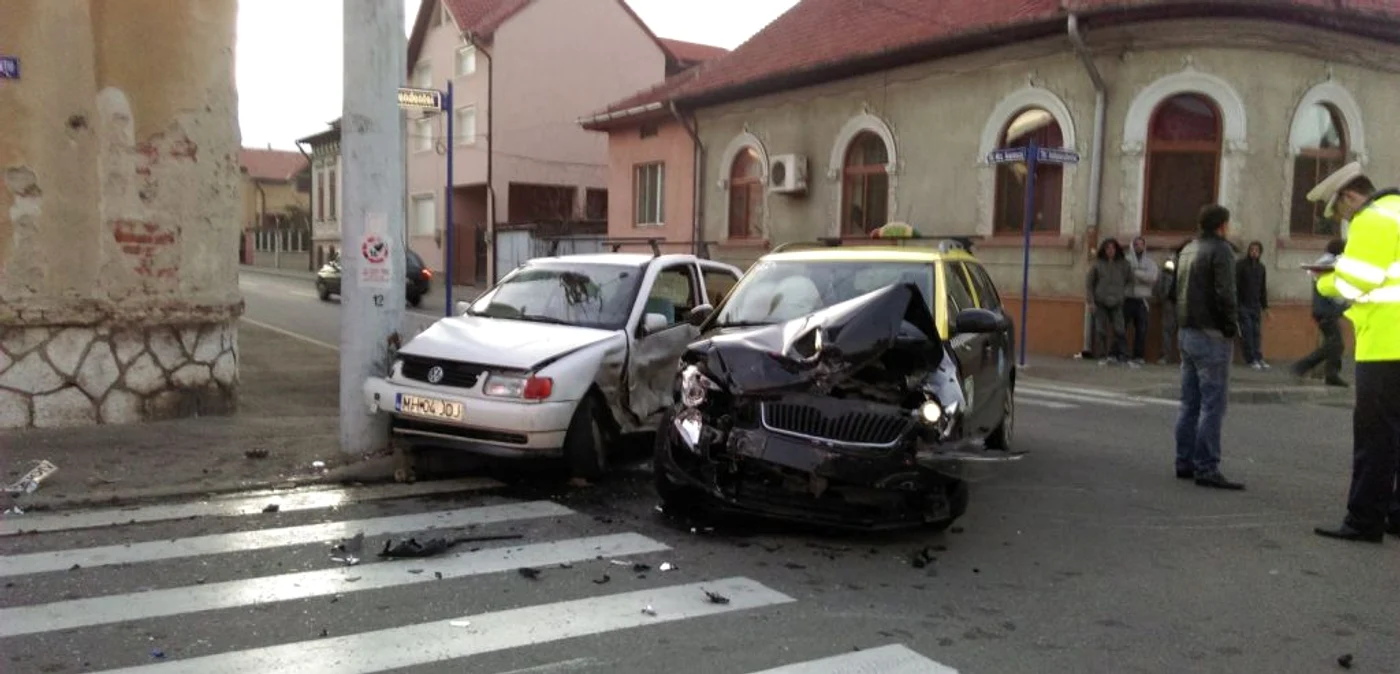 Intersecţia unde s-a produs accidentul FOTO Corina Macavei