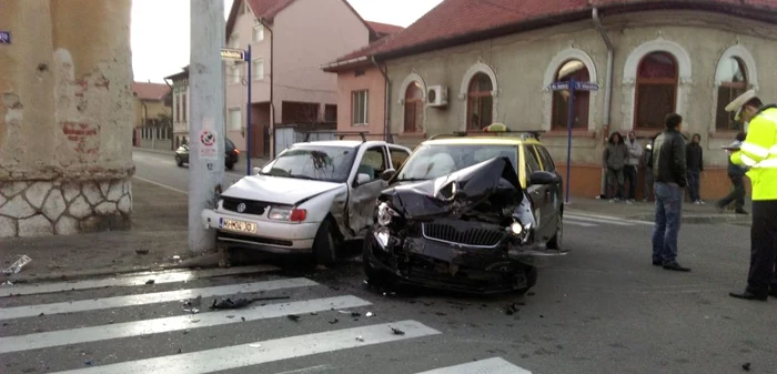 Intersecţia unde s-a produs accidentul FOTO Corina Macavei