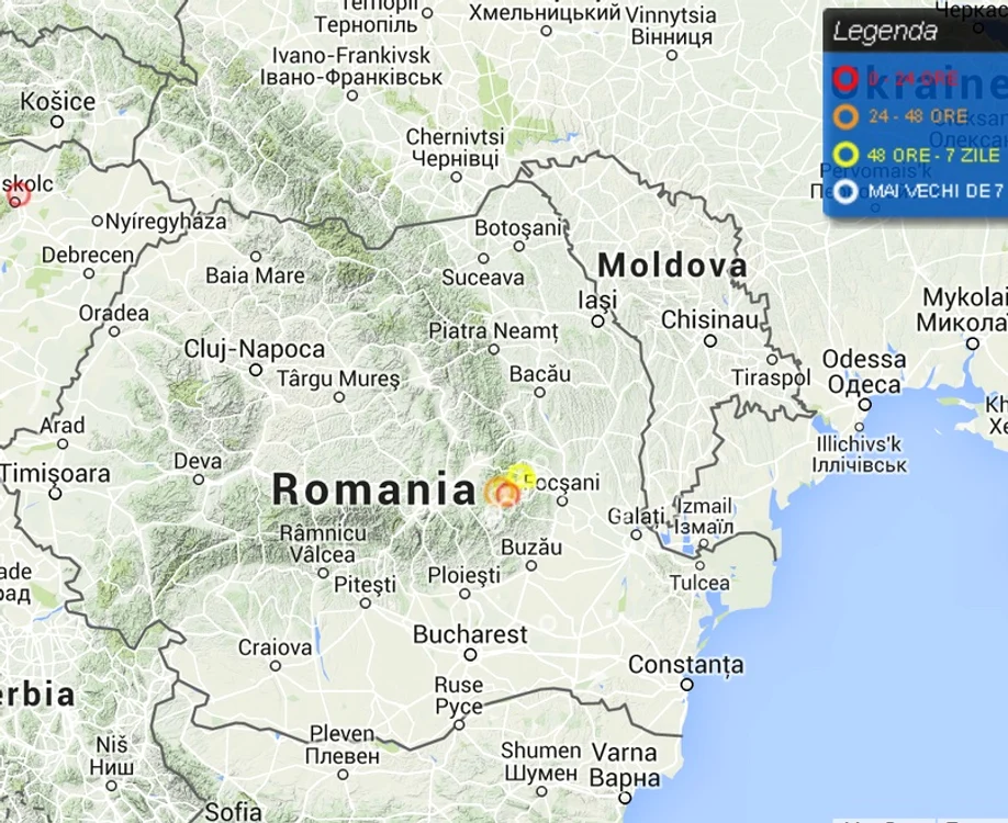 
    În zona seismică Vrancea s-a produs un nou cutremur  