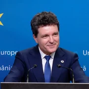 Nicusor Dan la finalul reuniunii Consiliului European foto captura vid fb  png