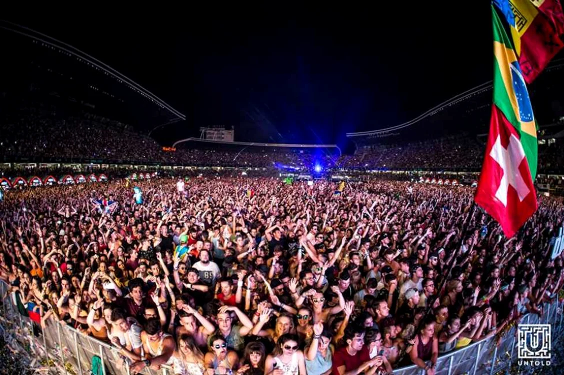 La ediţia Untold din acest an au participat peste 300.000 de spectatori din ţară şi din străinătate FOTO Facebook Untold