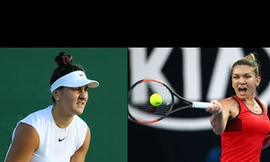 Bianca Andreescu și Simona Halep jpeg