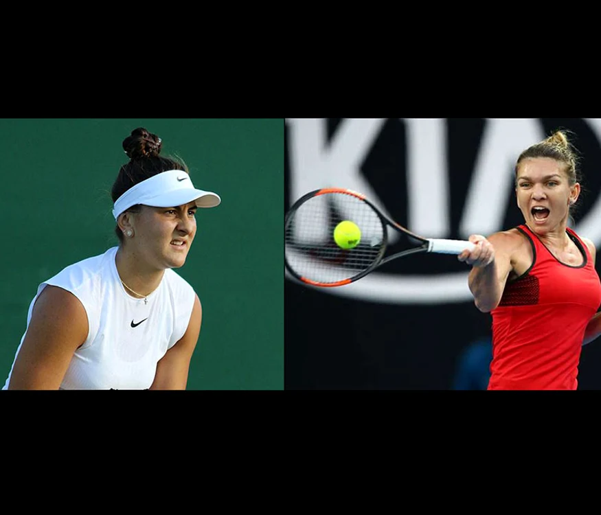 Bianca Andreescu și Simona Halep jpeg