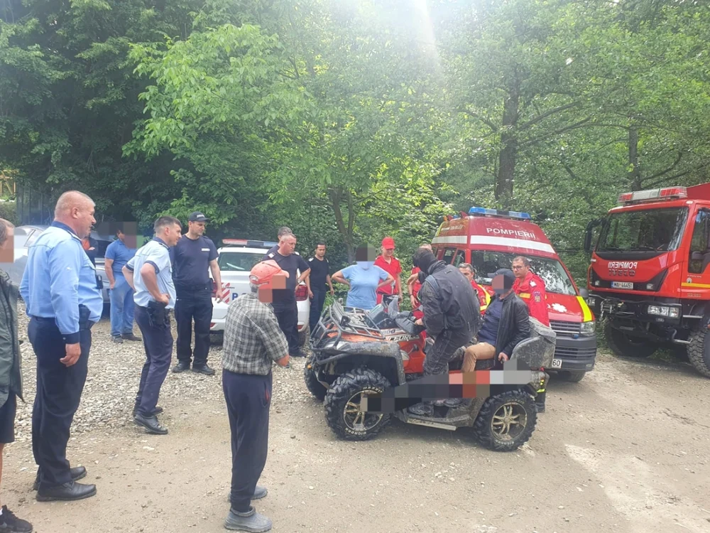 Bărbatul a fost găsit la 7 km de locul în care îşi parcase maşina