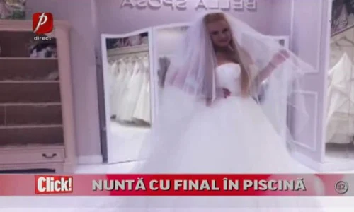 Anda Adam a fost însoţită de Xonia peste tot, inclusiv la proba pentru rochia de mireasă jpeg