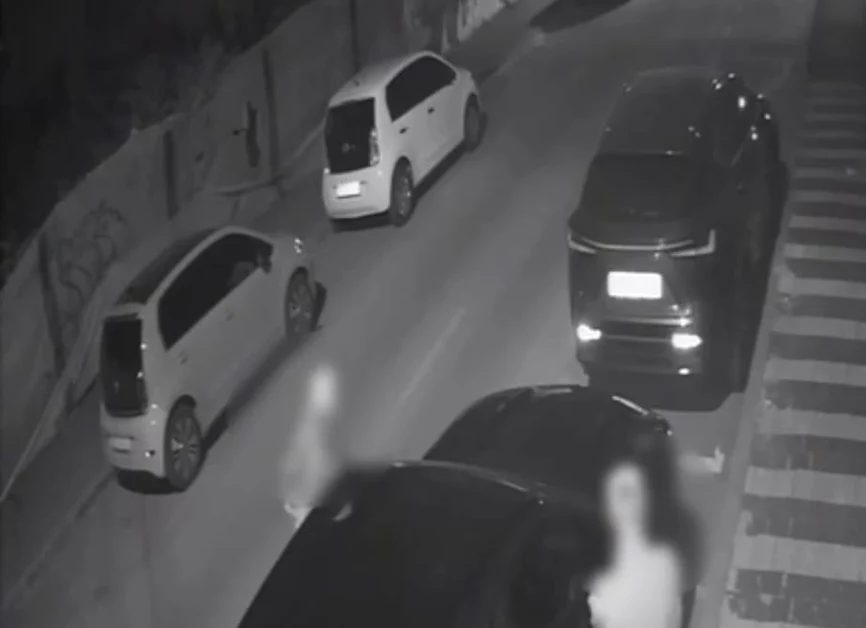 Hoții au fost surprinși de camerele de supraveghere FOTO: Captură video