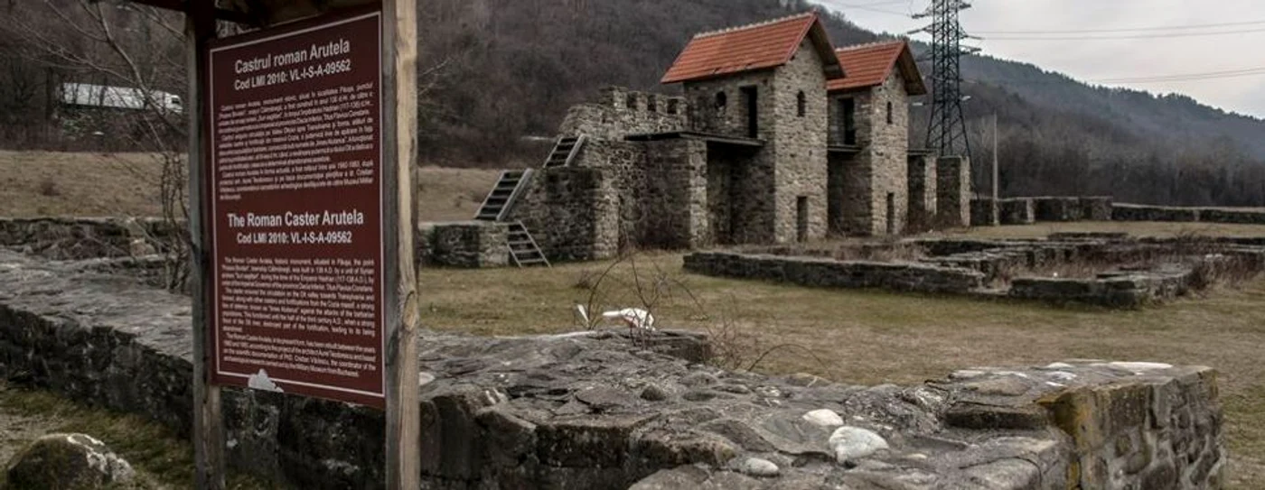 Castrul Arutela - construit de arcaşii sirieni în Vâlcea Foto FB Lupta cu amnezia