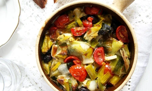 Tocană de praz cu măsline jpeg