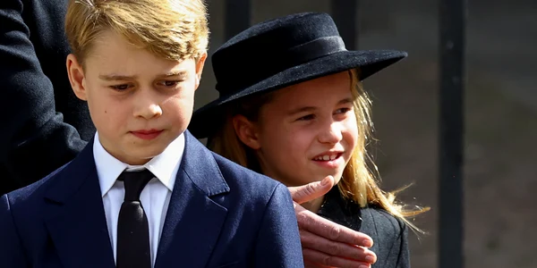 Printul George si printesa Charlotte la funeraliile reginei Elisabeta (1) Foto Gettyimages jpg