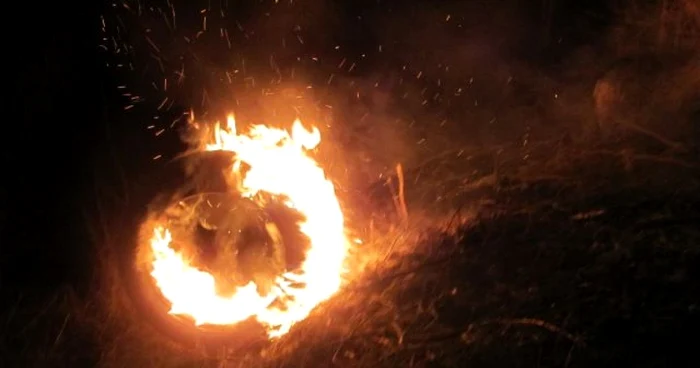 Roti in flacari la Vestem