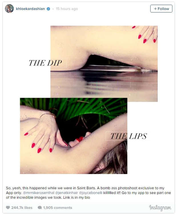 Vedeta a publicat câteva secvențe din ședința foto pe o rețea socială