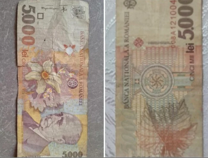 Bancnota se vinde acum cu 35.000 de lei