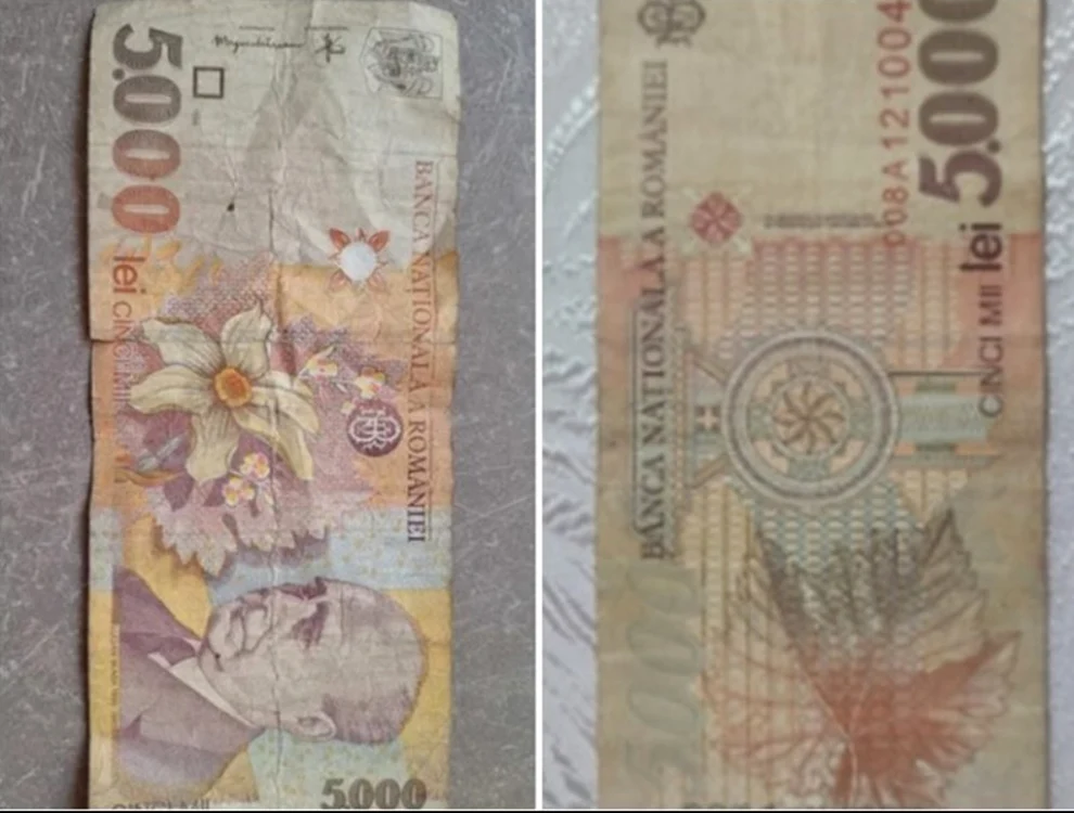 Bancnota se vinde acum cu 35.000 de lei