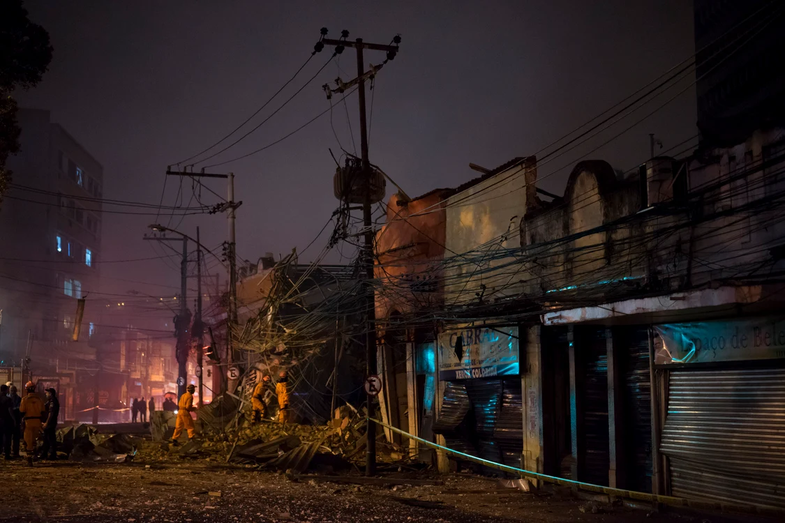 
    Explozia a afectat 40 de clădiri din Rio de JaneiroFoto: AP  