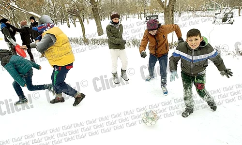 Puştii s au distrat  copios la săniuş (Fotografii: Dorin Constanda, Vlad Eftenie/Mediafax) jpeg