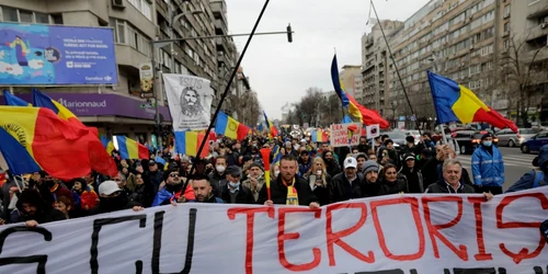 Protest în Bucureşti faţă de măsurile anti-Covid 3 aprilie 2020 FOTO Inquam Photos / George Calin