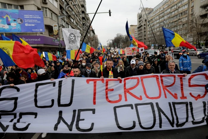 Protest în Bucureşti faţă de măsurile anti-Covid 3 aprilie 2020 FOTO Inquam Photos / George Calin