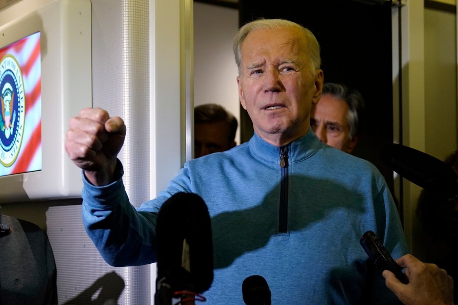 Joe Biden promite că va face tot ce poate pentru a-i elibera pe americanii luați ostatici de Hamas | VIDEO
