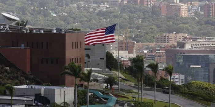 Ambasada SUA din Caracas. FOTO: Reuters